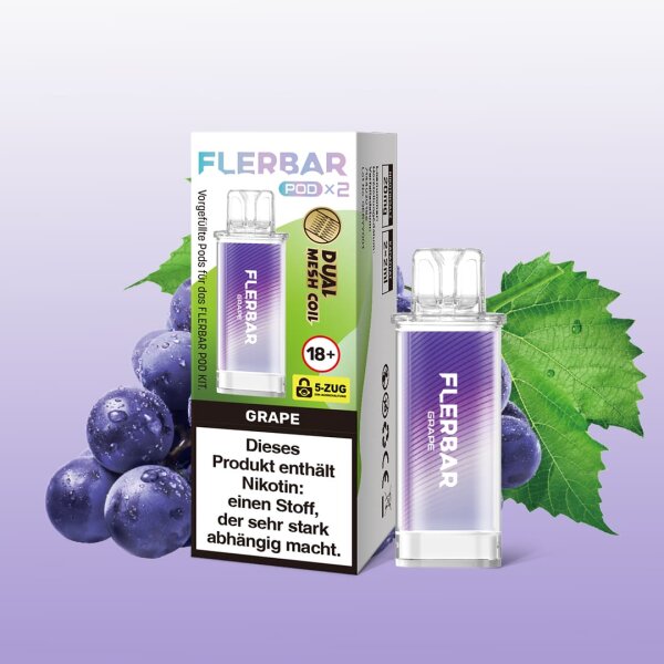 Flerbar - Grape - Pod (Pack of 2)