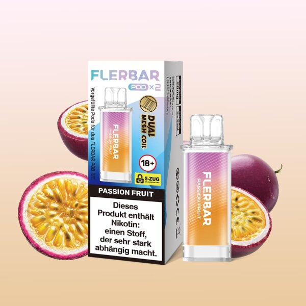 Flerbar - Passion Fruit - Pod (Pack of 2)