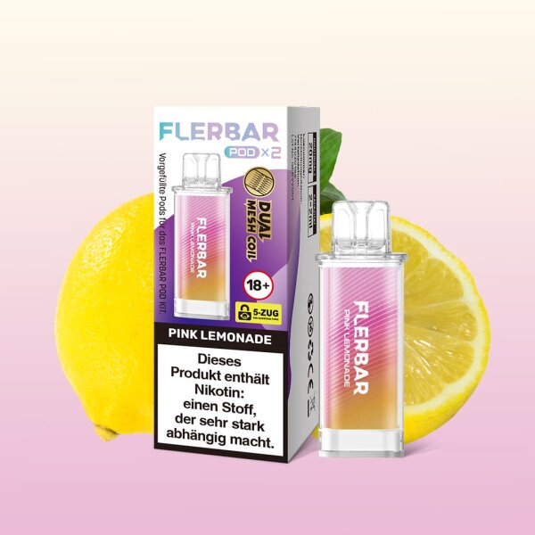 Flerbar - Pink Lemonade - Pod (Pack of 2)