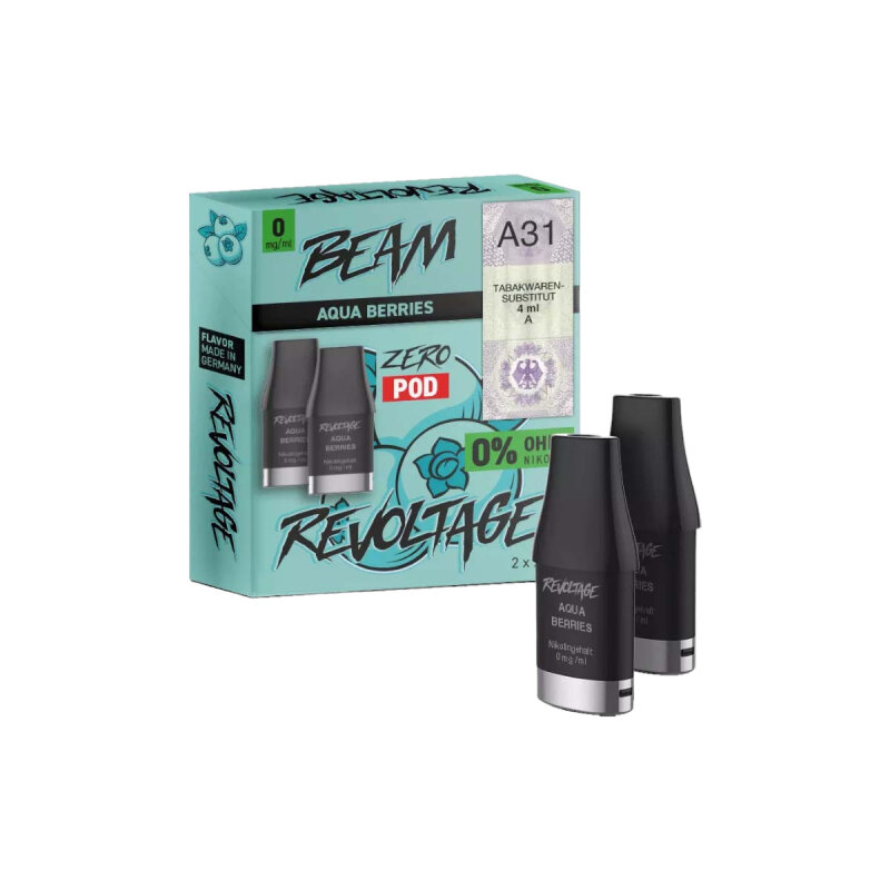 Revoltage Beam Dual - Aqua Berries - Pod (Pack of 2) - Nicotin free