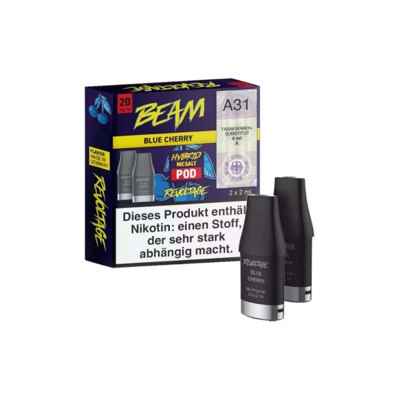 Revoltage Beam Dual - Blue Cherry - Pod (2er Pack) - 20 mg