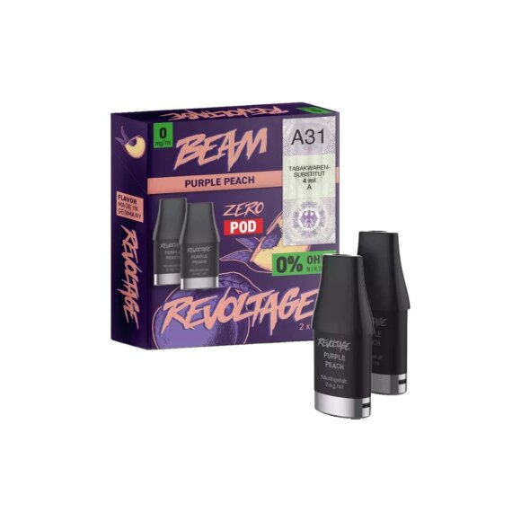 Revoltage Beam Dual - Purple Peach - Pod (2er Pack) - Nikotinfrei