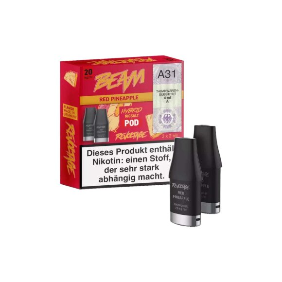 Revoltage Beam Dual - Red Pineapple - Pod (2er Pack) - 20 mg