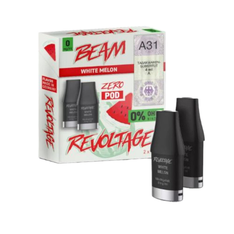 Revoltage Beam Dual - White Melon - Pod (Pack of 2) - Nicotin free