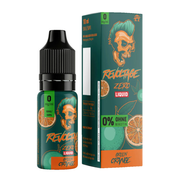 Revoltage - Green Orange - Nicotin free - Vape Juice