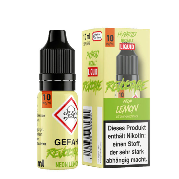 Revoltage - Neon Lemon 10 mg - E-Liquid