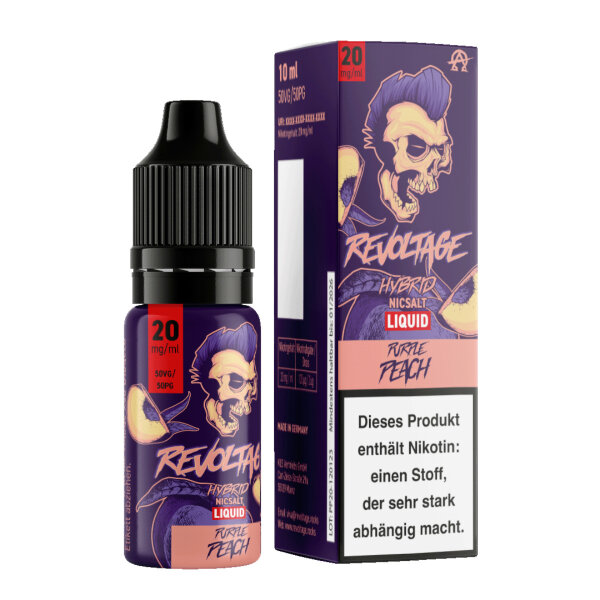 Revoltage – Purple Peach 20 mg - Vape Juice