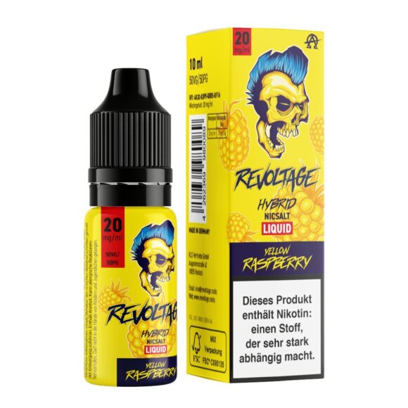 Revoltage - Yellow Raspberry 20mg/ml - E-Liquid