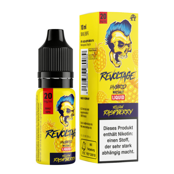 Revoltage – Yellow Raspberry 20 mg - Vape Juice