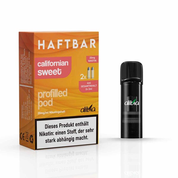 Haftbar by Haftbefehl - California Sweet - Pod (2er Pack)