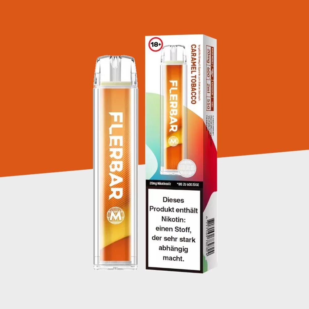 caramel tobacco disposable vape Popavape Canada main image 1