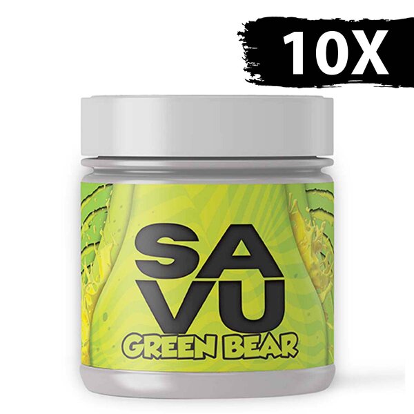 Savu Tobacco 250g - Green Bear (10 x 25g)