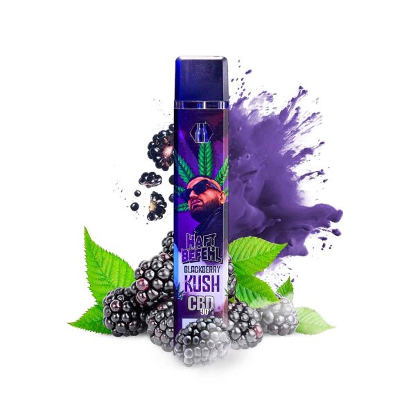 Haftbefehl CBD - Blackberry Kush - Einweg Vape