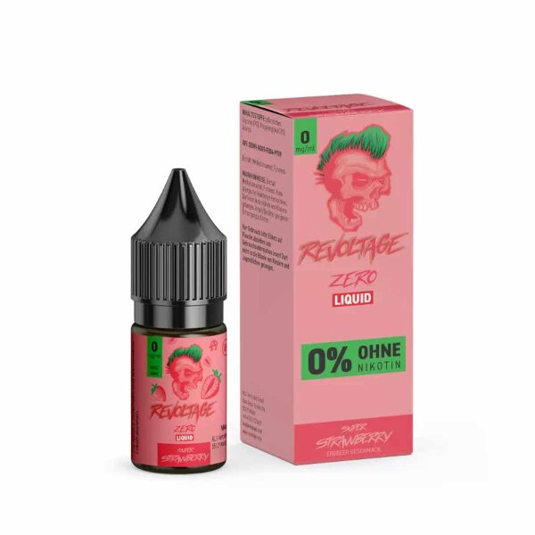 Revoltage - Super Strawberry - Nikotinfrei - E-Liquid