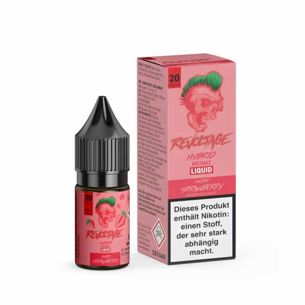 Revoltage - Super Strawberry 20 mg - Vape Juice