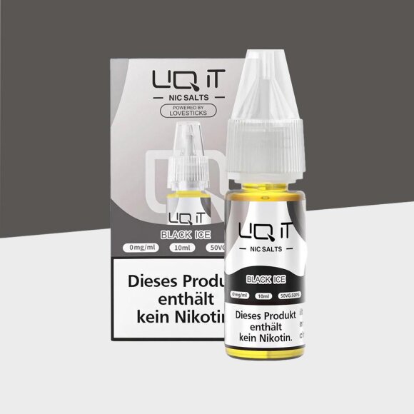 Lovesticks LIQ IT - Black Ice 0mg/ml - E-Liquid