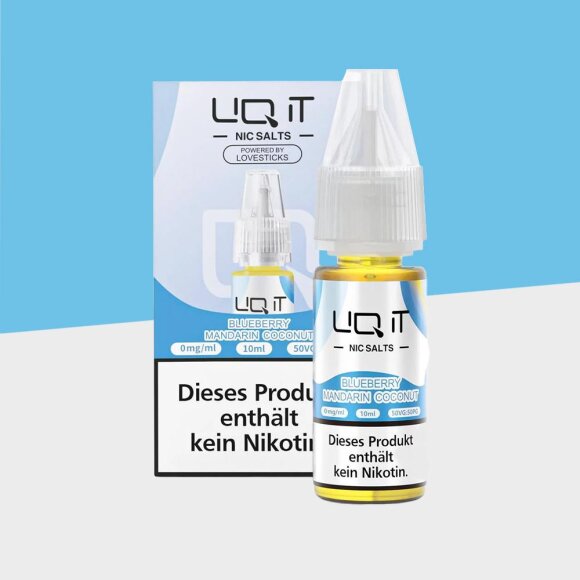 Lovesticks LIQ IT - Blueberry Mandarin Coconut 0mg/ml - E-Liquid