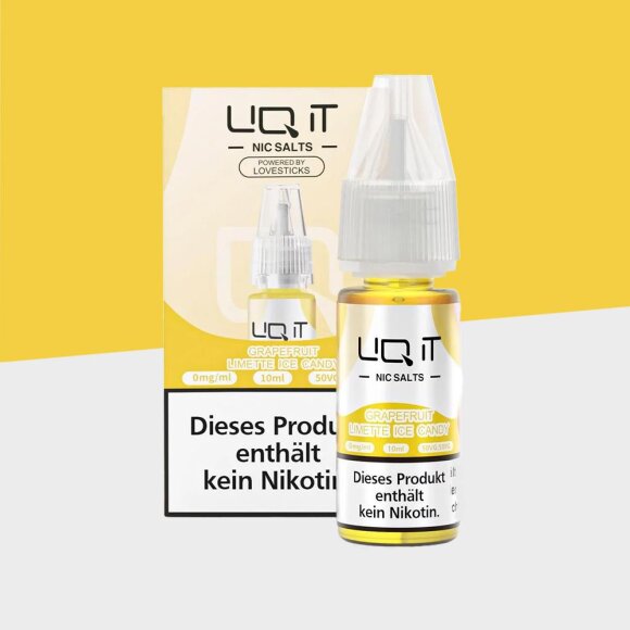 Lovesticks LIQ IT - Grapefruit Lime Ice Candy 0mg/ml - E-Liquid