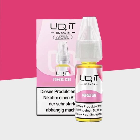Lovesticks LIQ IT - Peach Ice 0mg/ml - E-Liquid