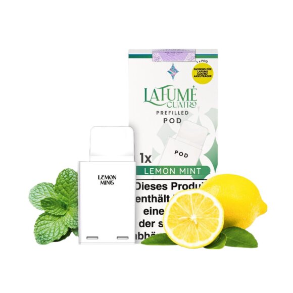 La Fume Cuatro - Lemon Mint - Pod