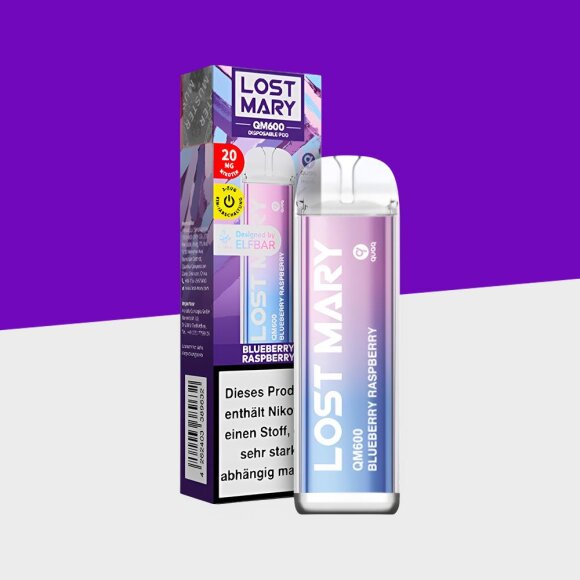 Lost Mary QM600 - Blueberry Raspberry - Einweg Vape