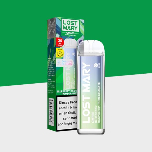 Lost Mary QM600 - Blueberry Raspberry Pomegranate - Einweg Vape