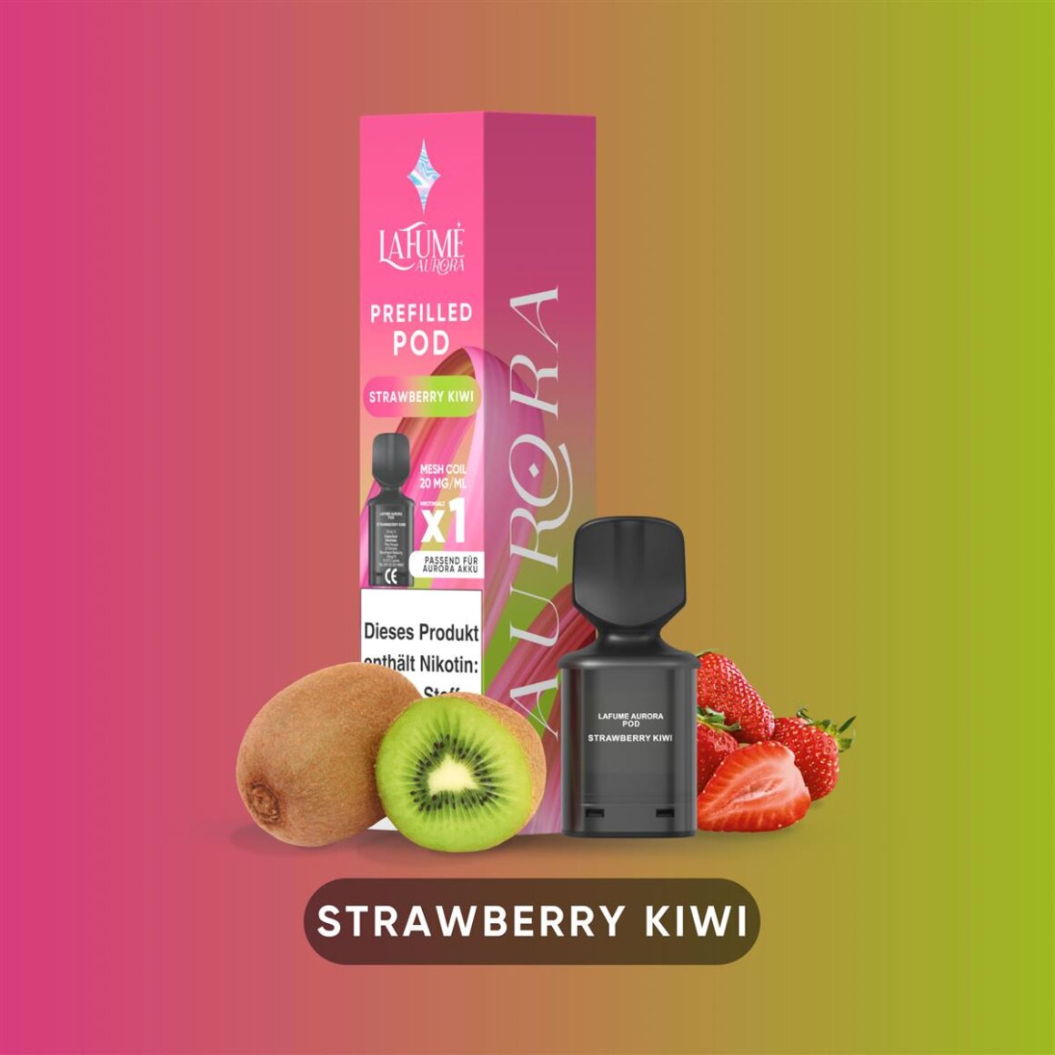La Fume Aurora - Strawberry Kiwi - Pod | kaufen, 3,99