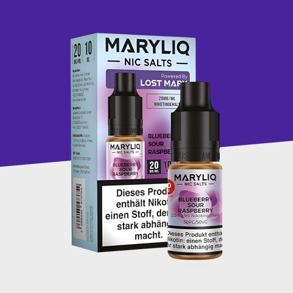 Maryliq by Lost Mary - Blueberry Sour Raspberry 20mg/ml - E-Liquid