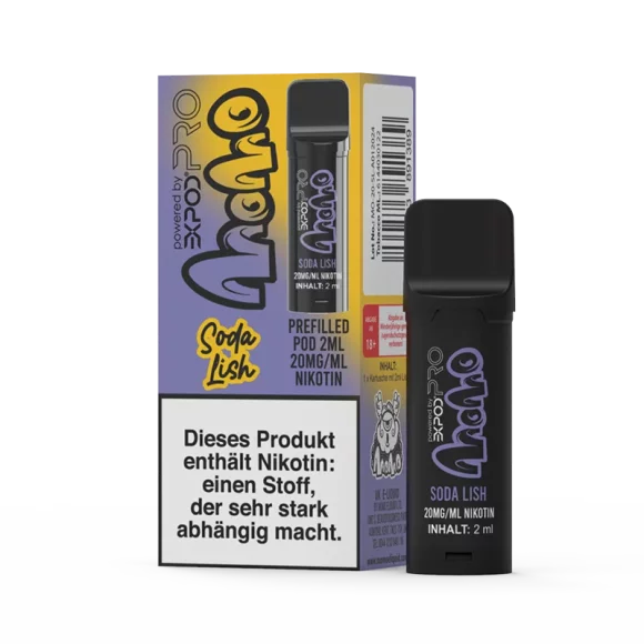 eXvape Expod Pro Momo - Soda Lish - Pod 20mg