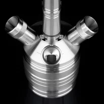 Steamulation - Ultimate Gen. II Shisha - Ultimate Silver Matt Metallic