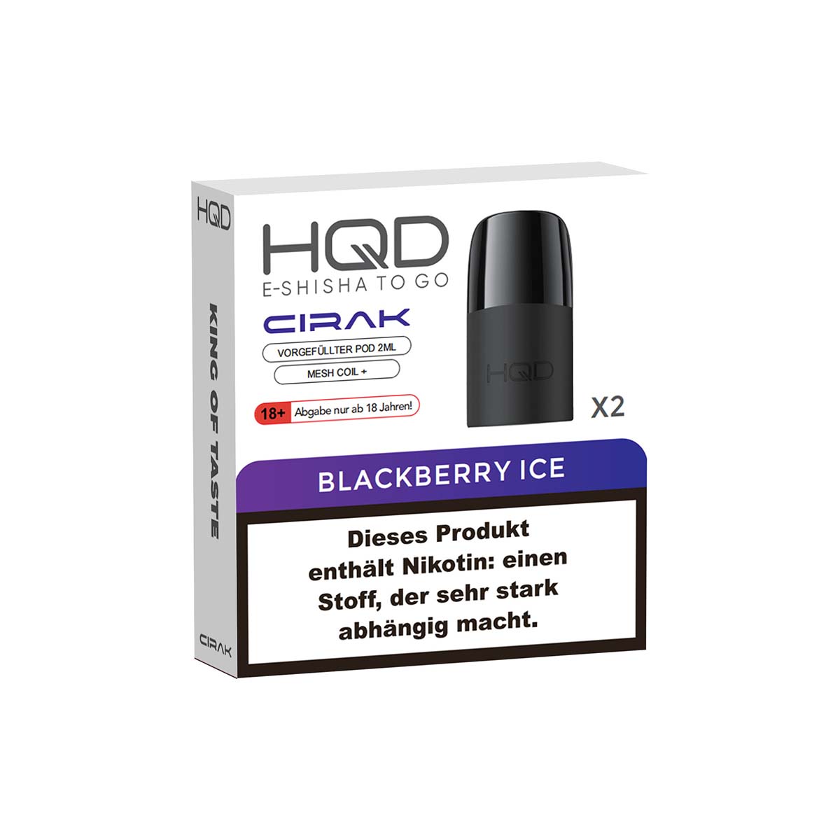 HQD Cirak - Blackberry Ice - Pod (2er Pack) 