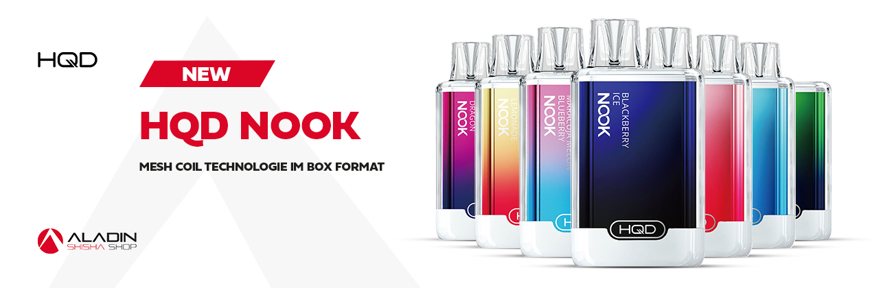 HQD Nook Mesh Coil Design im Box Format HQD Nook Mesh Coil Design im Box Format