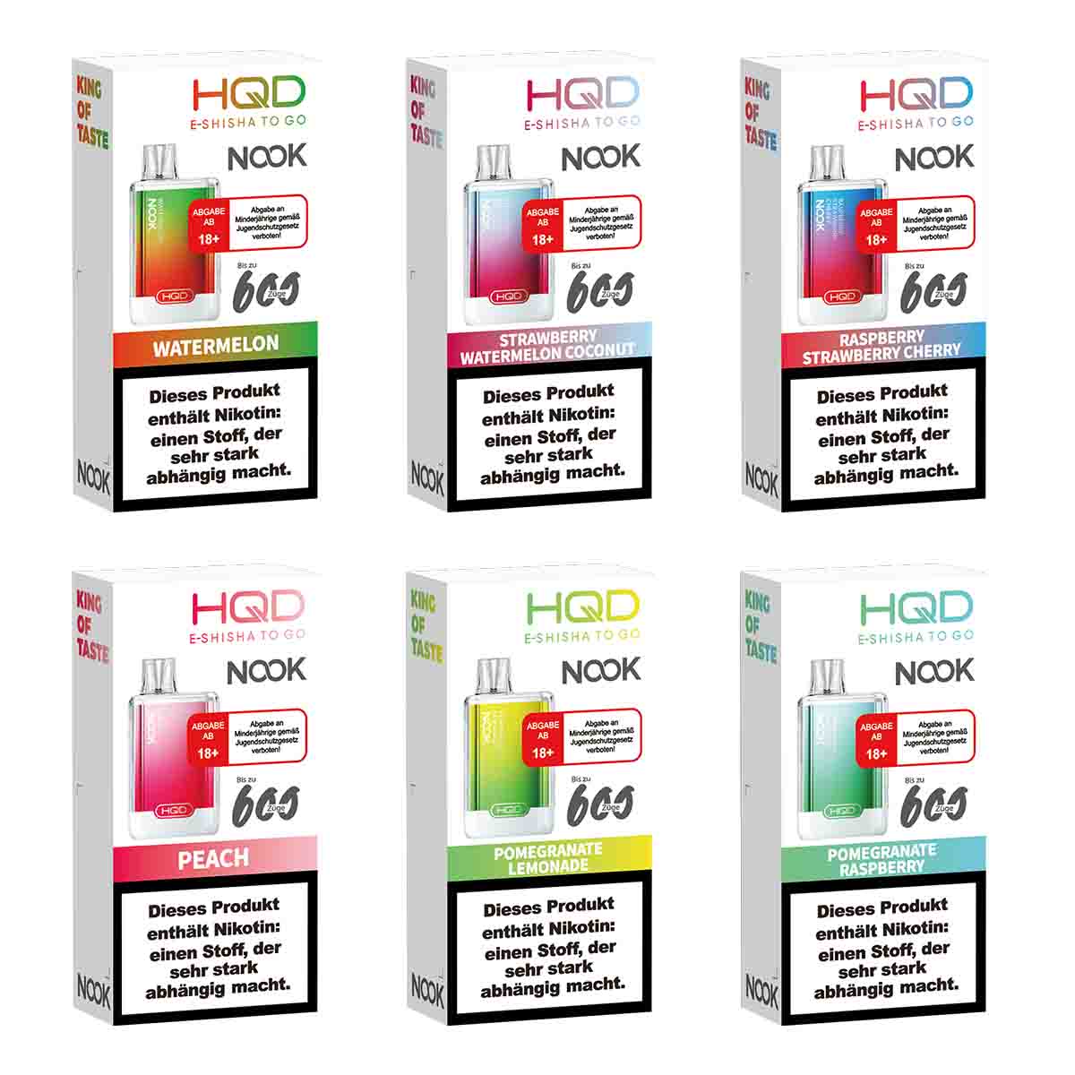 Zu den HQD Nook - Einweg Vapes HQD Nook - Einweg Vapes - im Aladin Shisha Shop kaufen