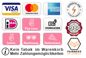 Shishashop - Payment methode and Trusted