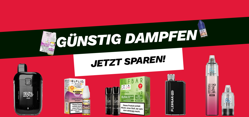 G&uuml;nstig Dampfen: So sparst du richtig!